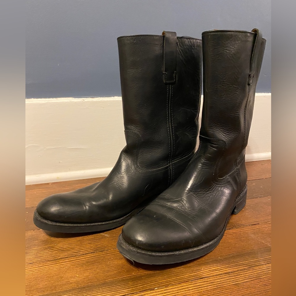 Mens Frye Motorcycle Boots
